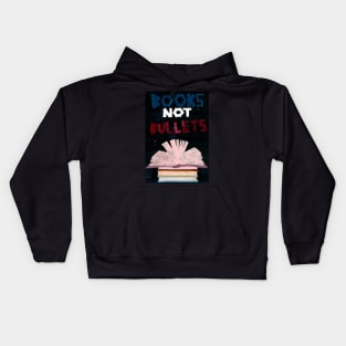 Books not Bullets Kids Hoodie